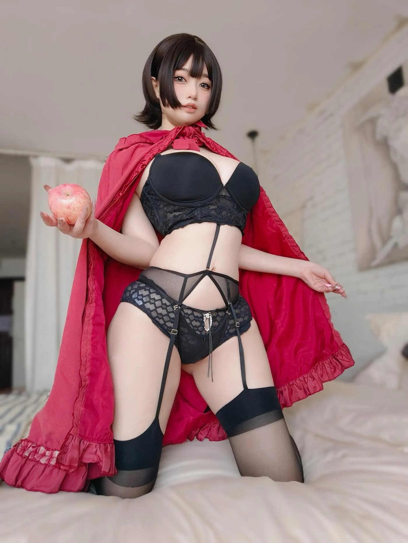 女主K – NO.25 小红帽和红苹果 [86P]插图5